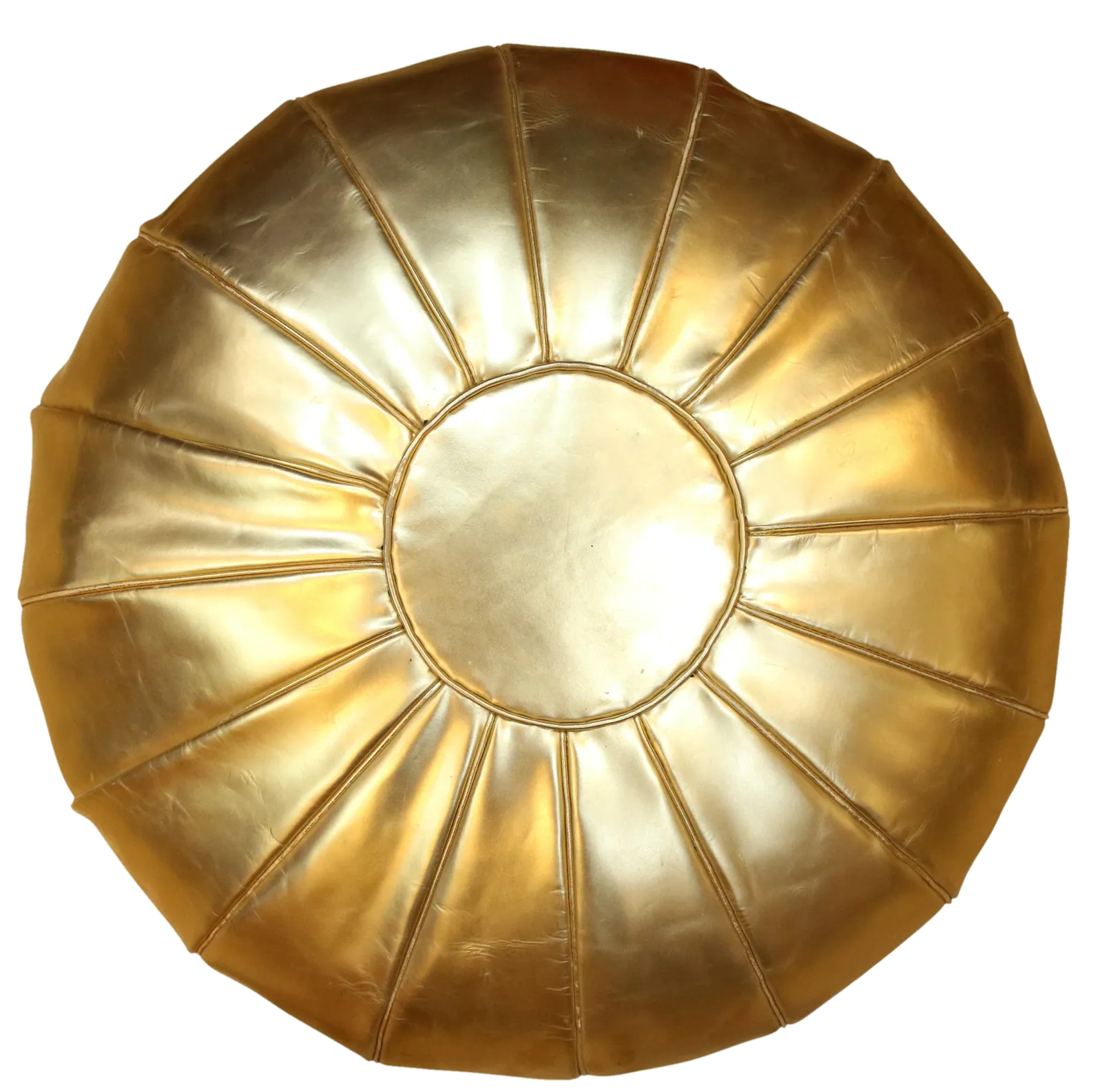 Pouf Étoile — Or champagne